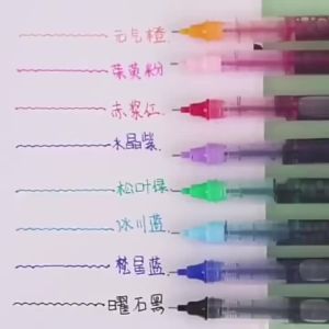 Hero | White Dot 007 Liquid Gel Pen Carbon Ink Signature Rollerball Pen