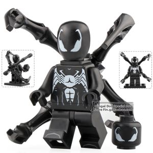 Spider-Man Venom Deadpool Compatible Building Blocks Toys