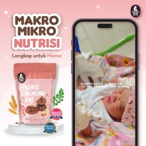 MamaBear KUKIS ALMOND OAT Choco Chip Kaya Superfood Snack Cemilan BPOM Halal