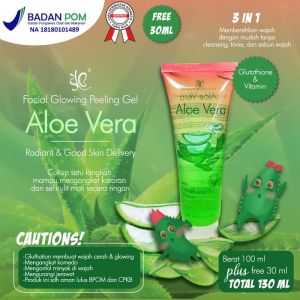 SYB Facial Glowing Peeling Gel Aloe Vera - Peeling Wajah Glowing Pembersih Komedo & Flek Hitam
