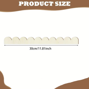 12pcs Unfinished Fan-shaped Wooden Frame Handmade Farmhouse DIY Crafts Frame Sector Design Vintage Door Frame Home Decoration