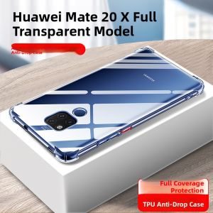 RISEOUS | Transparent Shockproof Silicone Full Wrap Thickened Corner New Design Phone Case for Huawei Mate20 Series