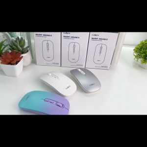 เมาส์ไร้สาย ปุ่มกดไร้เสียง ปรับ DPI ได้ 3 ระดับ ชาร์จแบตได้