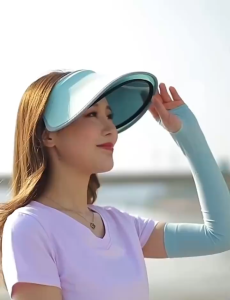 AIDA Japan Anti UV Sun Hat Double layer Protection VISOR Cap Driving Beach Hiking Golf Tennis 双层防嗮紫外线遮阳帽顶空帽