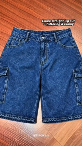 CARGO SHORTS DENIM SHORTS 6 POCKET PLUS SIZE LADIES SHORTS FOR LADIES #7005