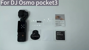 Actual for DJI Osmo Pocket 3 Accessories with Tempered Glass LCD Display Film Ultra HD 9H Hardness Scratch Resistant