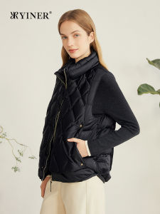 Soft Satin Diamond Pattern Accordion Pleat Vest