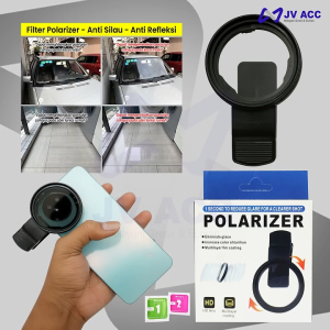 NANVAN NVN-CP01 LENSA CPL CLIP ON HP FOTO JERNIH - ANTI SILAU - FILTER POLARIZER ANTI PANTULAN AIR DAN KACA