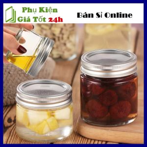 Hũ Làm Bánh Flan / Hũ Sữa Chua Nắp Nhôm Bạc 100ML - Lọ Hũ Thủy Tinh Tròn Làm Sữa Chua 100ml Hũ Chưng Yến Làm Caramen Bánh Kem Cao Cấp Hộp Đựng Thực Phẩm - HŨ PET  CỐC  LY