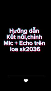 (Full bộ kèm 2 mic) Loa Bluetooth SK-2036 Có Sẵn 2 Micro Không Dây Hát Karaoke Nghe Nhạc Bass Cực Đỉnh