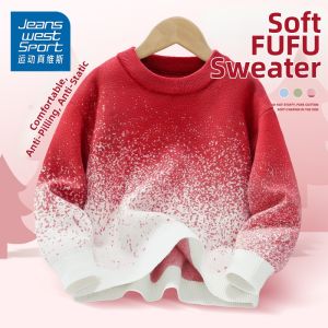 Childrens Knit Sweater for Autumn and Winter Innerwear