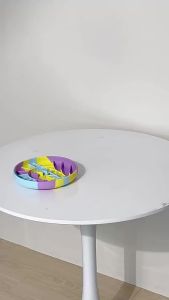 Pet Slow Feeder Bowl Maze Anti Choking Food Plate 100% Food Grade Silicone Anti Slip Dishwasher Safe for Cat Dog