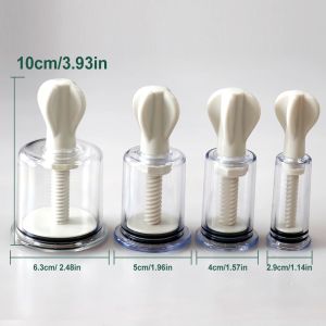 Professional Cupping Vacuum Body Massager Stimulation Vacuum Cupping Nipple Sucker Inverted Suction Enlarger Cup