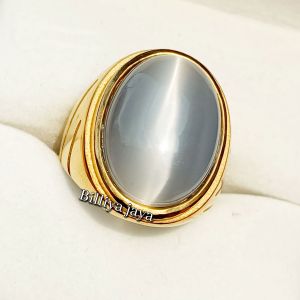 CINCIN BATU CAT EYE MATA KUCING RING TITANIUM