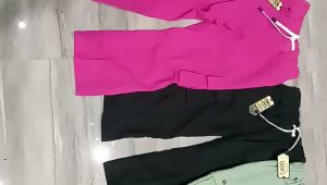 Celana Panjang Anak Perempuan Cargo Pants Kids Usia 1 Hingga 15 Tahun Katun Crinkcle Sage Premium