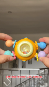 Mainan Anak JJ054 BABY TEETHING TOY Mainan Edukasi Bayi Putar Sensori Warna Bentuk Motorik Aman