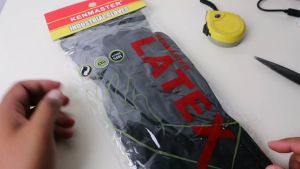 Kenmaster Sarung Tangan Karet Latex Anti Air Cuci Piring Industrial Hand Glove Ukuran L Warna Hitam