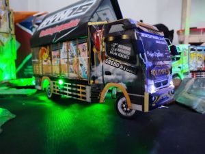 Miniatur Truck oleng kayu 100% OLYMPUS terbaru termurah mbois bervariasi