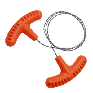 Mini Pocket Wire Saw Stainless Steel Multi-purpose Orange Outdoor Camping Emergency Survival Gear Tool Hand-operated Wire Saws