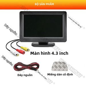 Màn Hình Camera Quan Sát Phía Sau 43 Inch Để Đỗ Xe Ô Tô Lắp Đặt Dễ Dàng Camera Lùi Hệ Thống Đỗ Xe Ô Tô Với 170 ° Góc Nhìn