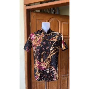 Jayabaya Batik JAGADITA PENDEK Kemeja Batik Katun