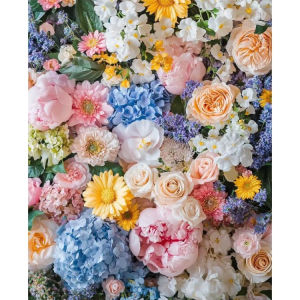 Kayou | Diamond Painting Kit Adults Crafts Diamond Diverse Flowers Embroidery Flower Full Round Interior Home Wall Decor Diamond