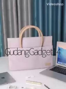 Tas Laptop MAHOO Pastel Macbook Air Pro M1 M2 Jinjing Handstrap 13-15 inch