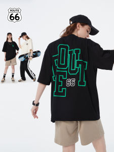 เสื้อยืดแขนสั้นผู้ชายฤดูร้อน สไตล์ใหม่ ขนาดใหญ่ ลำลอง แบรนด์เสื้อยืดอเมริกันที่สวมใส่สบาย เสื้อยืดคู่รัก ผ้าฝ้าย 100% สำหรับฤดูร้อน