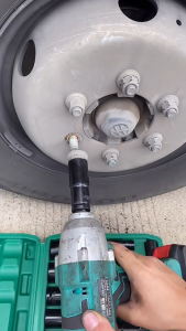 20PCS 1/2 "long Impact Socket Set 8-32mm Wrench Set Tool Metric Pneumatic Socket Set Drive Car Motorcycle Bicycle Repair Tool