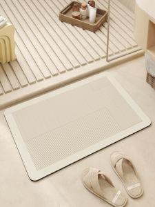Quick Dry Bathroom Mat Water Absorbent Silicon Dendroid Entrance Door Mat Toilet Floor Rug Modern Simple Style Home Use