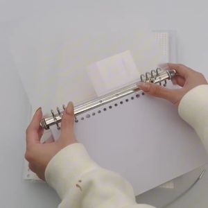 A5/B5 Refillable Ring Binder Loose-Leaf Notebook Student Detachable Notepad 60 Sheets Five-hole loose leaf Notebook binder Refill
