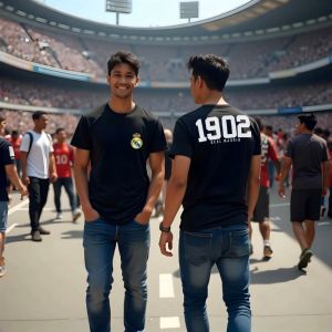 ALTERU STORE Kaos Merchandise Distro Sepak Bola REAL MADRID 1902 Bahan 24s