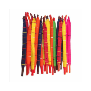 ลูกโป่งลายทางจรวด100ชิ้นลูกบอลเป่าลมมีหลายสีลูกโป่งของตกแต่งปาร์ตี้วันเกิดเด็กของเล่นเด็ก