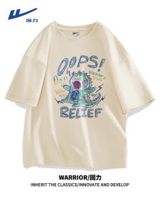 Warrior | Áo Thun Cotton Dáng Rộng Kiểu Mỹ
