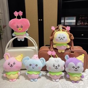 LDCX | Spring Fairy Tale Series Cute Animal Plush Keychain Cartoon Doll Pendant Bag Backpack Decor Accessories