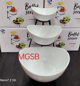 Royal Dine 3 tier Oval Buffet server