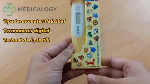Avico Fleksibel Termometer Digital Alat Pengukur Suhu Badan