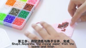 TASMO Ready Stock 15 Colours DIY 1800 PCS Perler Beads Fuse Beads Kit Craft For Kids Adults Chirdren 5mm