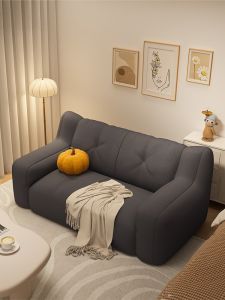 Lazy Sofa Double Seat Bean Bag Chair Bed Modern Simple Style Residential Furniture for Bedroom Living Room Easy to Clean
