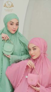 MUKENAH TRAVEL MINI POCKET IMPOR KOREA