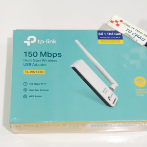 USB thu Wifi TP Link 722N (TL-WN722N) 150Mbps Wireless USB Adapter ( Anten rời)