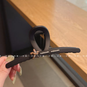 Large Size Matte Shark Clamp Womens Hair Clip Fashionable Star Heart Leopard Print Hair Clip for Everyday Use And Parties