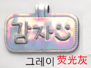 Ultra-Light Fluorescent Embroidery Pet Tags Customizable Multi-Color Dog Name Tags Lost Pet Identification Accessories