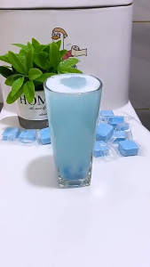 16Pcs Toilet bowl cleaner Household Cleaning Effervescent Tablets Suitable bathroom and pipe cleanin