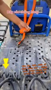 [HCM] Dây ràng xe máy tăng đơ bản 2.5cm tải trọng 800kg-Đầu tăng thép bền bỉ -Joyee
