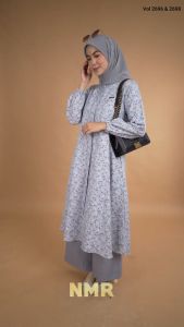 NMR Setelan Tunik Celana MS Vol 2696