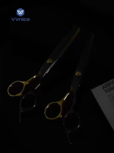 Hair Scissors 10 PCS ▏Hair Scissor Set ▏Flat Scissor Thin Scissor ▏Haircut ▏Surface Polishing