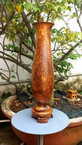 Lọ Hoa Bằng Gỗ Cẩm Sừng - Bình Hoa Gỗ - Bình Gỗ Trang Trí - Trang Trí Nhà Cửa Decor - Quà Tặng Ý Nghĩa - Quà Tặng Đẹp