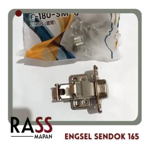 1 PASANG Engsel Sendok Hidrolis Pintu Lemari 180 175 Twin BUKAN Knockers