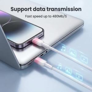 Cáp Sạc Nhanh USB C Sang Type C NNBILI PD 60W Dây Đồng Bộ Dữ Liệu TPE/TPU Dành Cho iPhone 17/16/15 Pro Max Huawei Samsung S26 Xiaomi